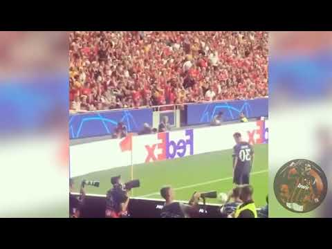Benfica fans disrespecting Messi