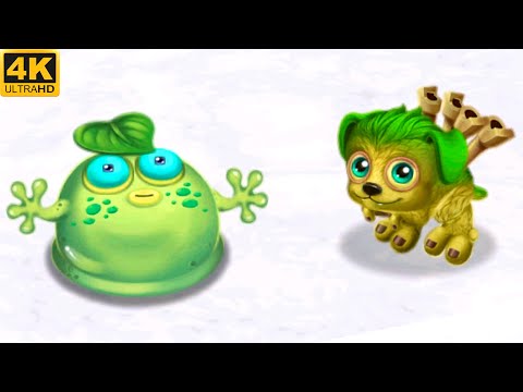 Spunge and Reedling duet (My Singing Monsters: Dawn of Fire) 4k