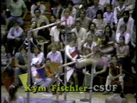 Kym Fischler Uneven Bars 1983 NCAA Regionals.mpg