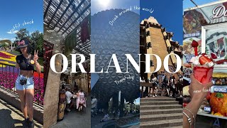 TRAVEL VLOG: WEEKEND IN ORLANDO FLORIDA | EPCOT, POOL DAY, GOOD EATS + more (1st Trip of 2025!)