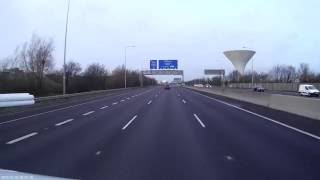 preview picture of video 'M50 Southbound Dublin 18-12-2013 action camera - test'