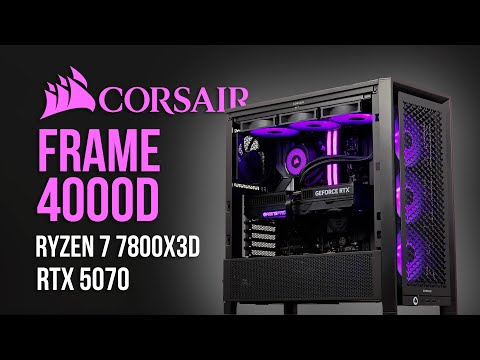 Corsair FRAME 4000D ATX Gaming Build | AMD Ryzen 7 7800X3D | Nvidia RTX 5070