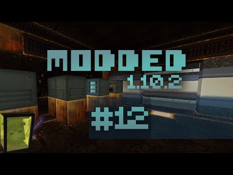 Minecraft Modded 1.10.2 #12 - Killer Joe, Parcels, & Ore Processing