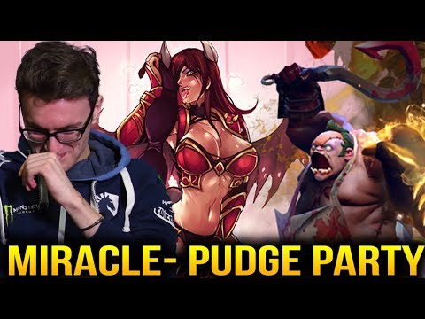 Miracle- Pudge VS QOP Top 80 Divine Rank Party game Dota 2