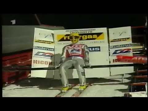 Janne Ahonen - 132,5 m - Trondheim 10.03.2000