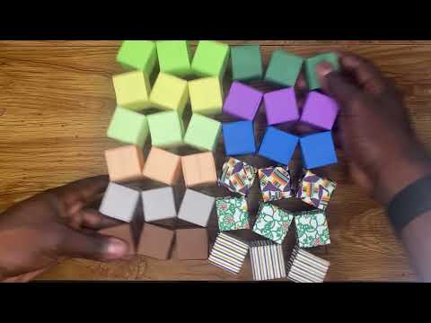 Origami Moving Cubes 6X6