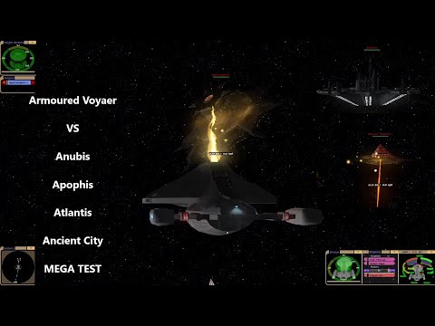 Star Trek Armoured Voyager VS STARGATE | Surprising Results | Star Trek Ship Battle |