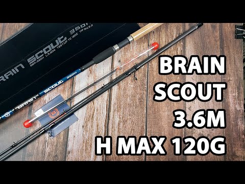 Вудлище фідерне Brain Scout 3.6m H max 120g