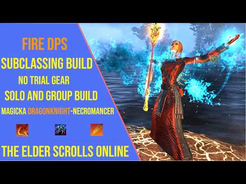 Powerful Fire DPS Build for ESO Update 49 - Magicka Dragonknight DPS Build