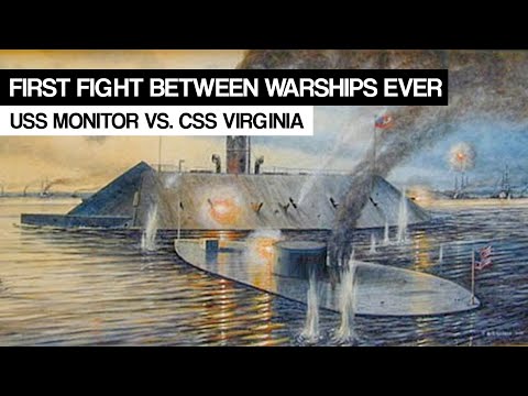 End of Wooden Warships: The Fight between USS Monitor vs. CSS Virginia