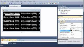 Visual Basic Tutorial - 37 - Form Properties