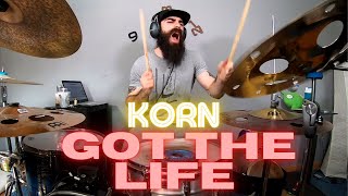 KORN | GOT THE LIFE - DRUM COVER.