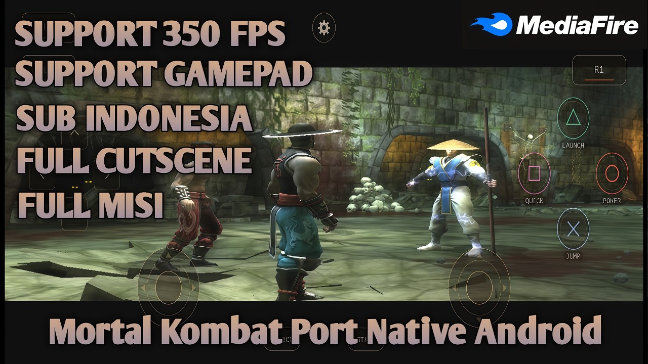 AKHIRNYA GAME Mortal Kombat: Shaolin Monks MOBILE RILIS! RINGAN & LANCAR 300 FPS DI ANDROID!