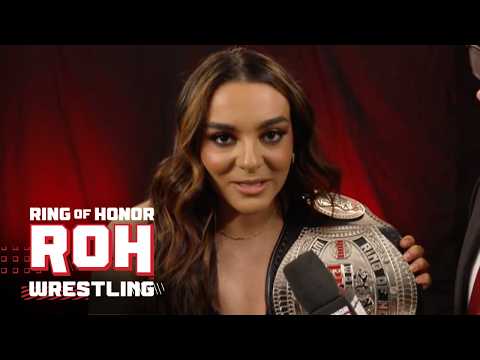 #ROH Women's Pure Champion Deonna Purrazzo calls out Diamante for Supercard of Honor! ROH TV 4/9/26
