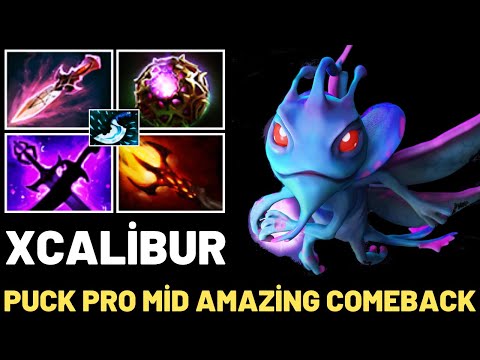 XCALİBUR Puck Pro Mid Amazing Comeback 7.33 Dota 2