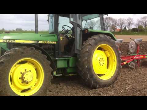 john deere 2650 met kverneland vd 100