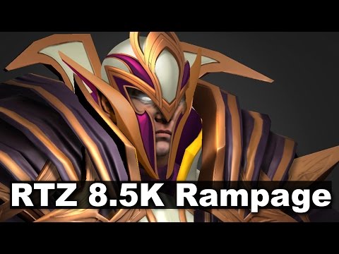 Arteezy 8.5K MMR Min 5 Rampage Invoker Americas Dota 2