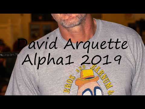 How to pronounce David Arquette Alpha1 2019 in English?