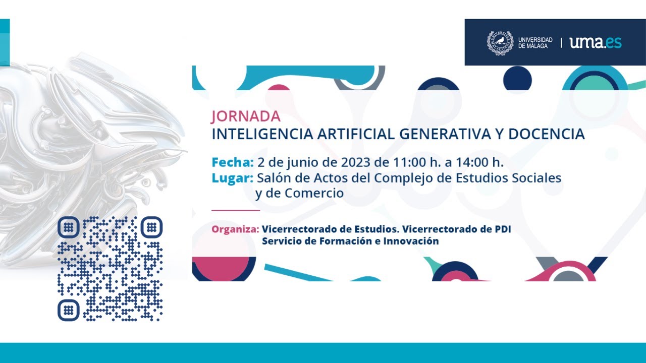 Jornada  INTELIGENCIA ARTIFICIAL GENERATIVA Y DOCENCIA ¿QUÉ VAS A HACER?
