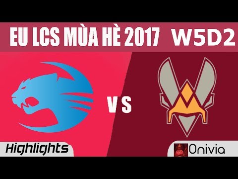 ROC vs VIT Highlights Game 2 EU LCS SUMMER 2017 Roccat vs Vitality by Onivia