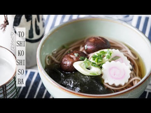 ToshiKoshi Soba, também conhecido como Macarrão de Ano Novo | Mì Soba đêm Giao Thừa | Macarrão de Ano Novo | Món Nhật