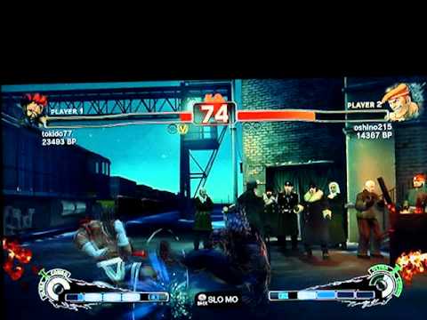 SSF4: Tokido (Akuma) vs oshino215 (Adon) - Japanese XBL ranked
