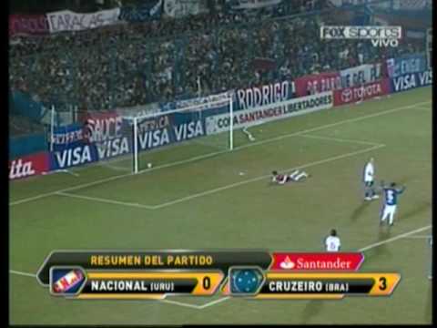 Nacional (URU) 0x3 Cruzeiro (Bra) -  partido de vuelta