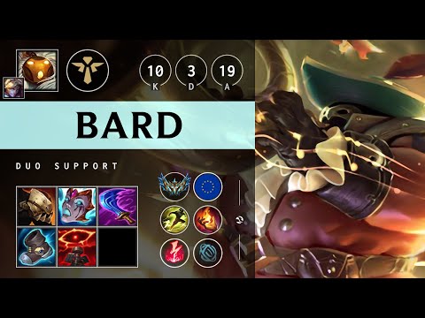 Bard Support vs Nautilus - EUW Challenger Patch 25.09