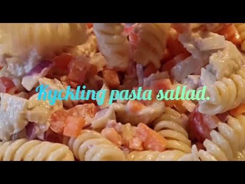 SVA grund uppgifter instruktioner. Kyckling Pasta sallad. #easyrecipes  #food @swedishnahilaw170