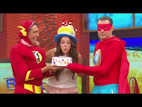 Maity is celebrating her birthday and they brought her her cake