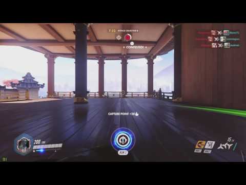 Bajheera - Nifty Genji 1v4 Ultimate Ownage - Overwatch [PC] Gameplay