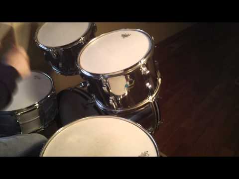 Ludwig Vintage Stainless Steel Hollywood 12x8 13x9 16x16 14x22 4pc