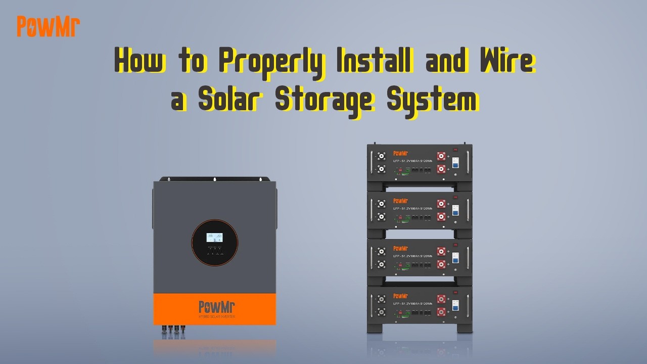 How to Install a Solar + Battery Storage System | Full Wiring Guide