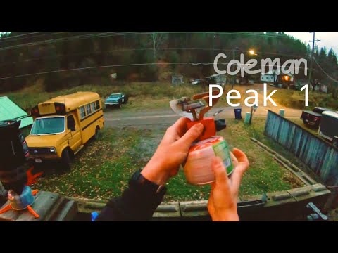 COLEMAN PEAK 1 - An Inexpensive and Lightweight Backpacking Stove.