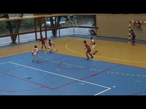 Futsal, final tournament, football indoor, u11, Monaco against La Garde, 3 goals scored