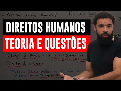 CONCURSO POLÍCIA PENAL MG/ES 2025 🔥 | Direitos Humanos  - Teoria + Questões Comentadas!
