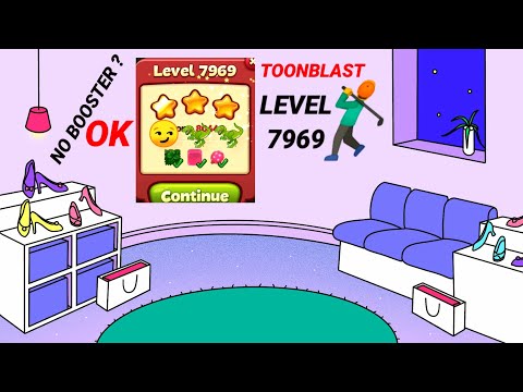 Toon Blast Level 7969 |No Booster?OK✨🏃