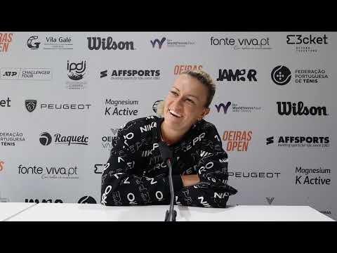 Conferência de Imprensa de Dalma Galfi (2R) — Oeiras Ladies Open
