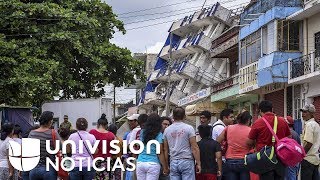 Panorama en México tras terremoto: deslizamientos e inundaciones por el huracán Katia