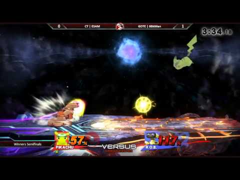VS EVO Qualifier 5/16/15 - Winners Semis - ESAM (Pikachu) vs. 8Bitman (ROB) - Smash 4