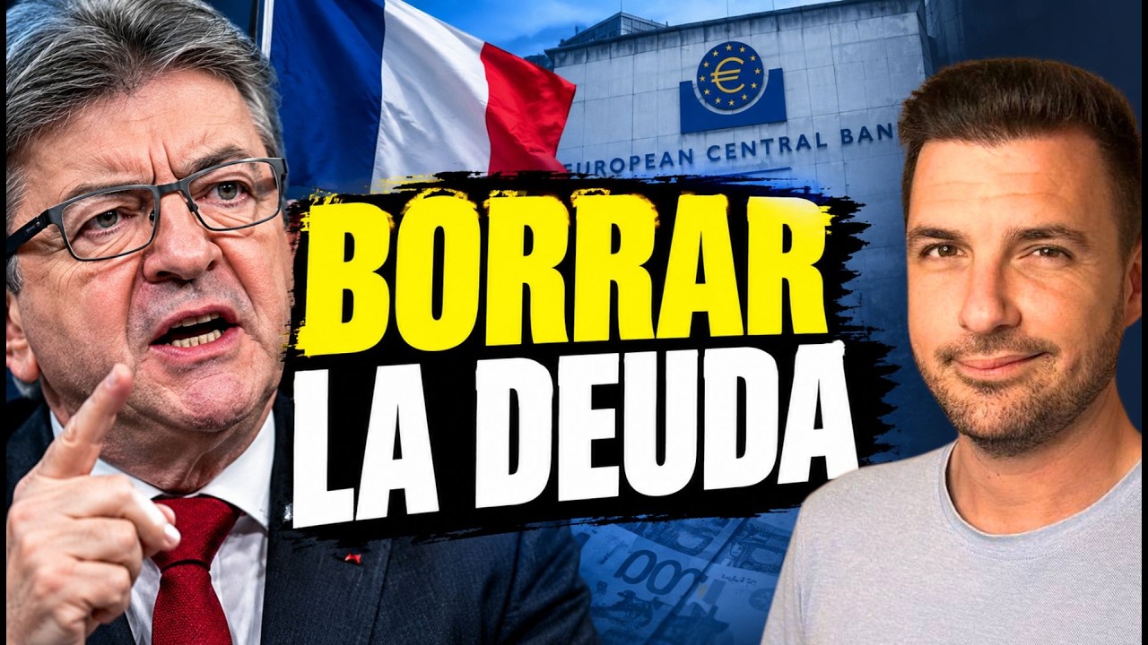 BOOM‼️ 💣 Mélenchon propone BORRAR la deuda de Francia 🇫🇷 con el Banco Central Europeo‼️👏💰