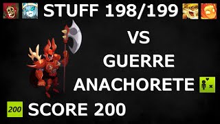 STUFF 198/199 LOW COST VS GUERRE ANACHORETE + SCORE 200 - TEAM SUCCES ELIO - DOFUS 2.65