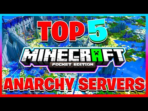 Top 5 BEST MCPE ANARCHY SERVERS! 1.16+ | (Minecraft PE, Xbox, PS4, Win10)