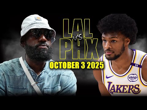 Los Angeles Lakers vs Phoenix Suns Full Game Highlights - October 3, 2025 | NBA Preseason