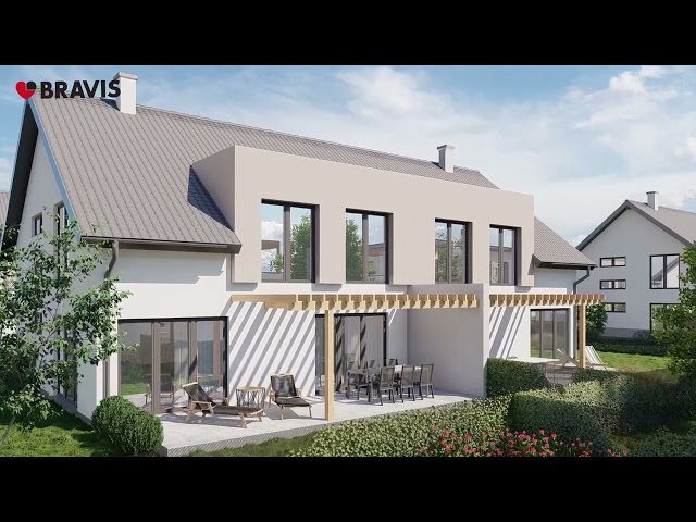 Prodej bytu 4+kk ve viladomě se 2 terasami, užitná plocha 124,3m2 + 40m2 terasy, Hodějice u Slavkova u Brna