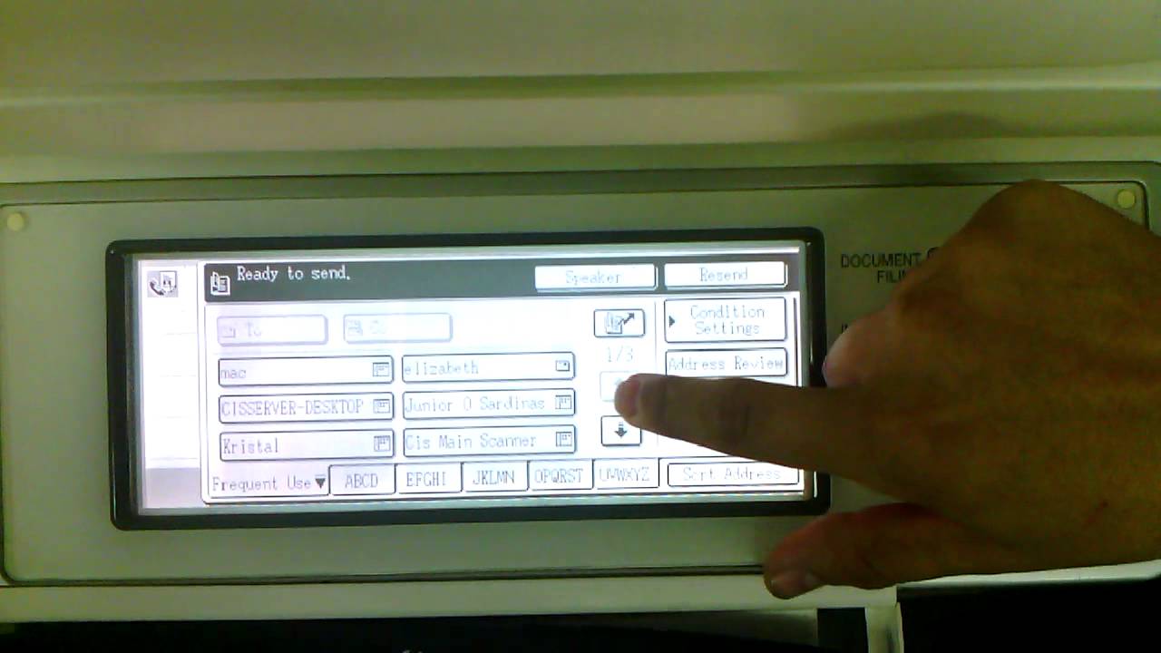 Sharp mx series scan to file