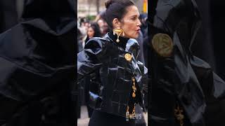 Lynda Carter, we’ve seen this move before! Wonder Woman is back in action at the Schiaparelli show.