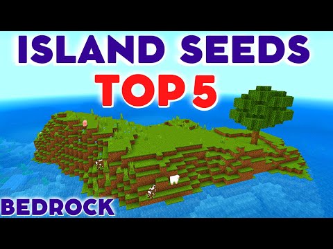 TOP 5 BEST NEW SURVIVAL ISLAND SEEDS for MINECRAFT 1.19 BEDROCK! | Best Minecraft 1.19 Seeds Bedrock