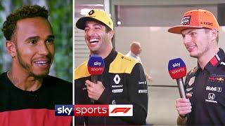 Verstappen & Ricciardo’s hilarious interview & Lewis Hamilton in the jungle | At Home With Sky F1 video