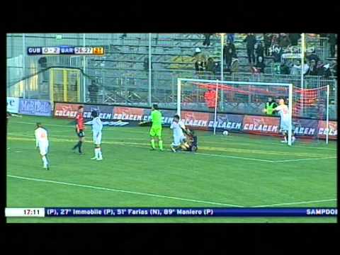 Gubbio 2-2 Bari  6-1-2012 Highlights & Goals HD
